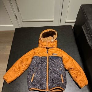 Patagonia Kids Puffer Jacket - Orange and Navy